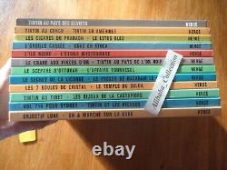LOT 23 titres 12 TINTIN HERGE complet INTEGRALE SERIE COLLECTION BD double