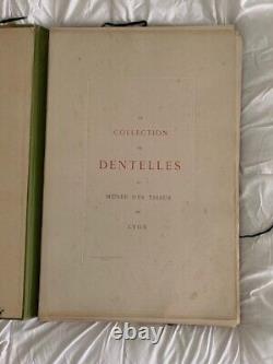 LYON Musée des tissus/La Collection de Dentelles anciennes /114 planches complet