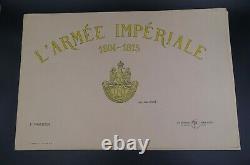 L'ARMEE IMPERIALE 1804-1815 par JEAN AUGE COMPLET DE SES 8 PLANCHES EN COULEUR