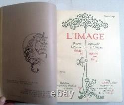L'IMAGE 1896-1897 Revue Artistique H. Floury Collection complète 12 numeros
