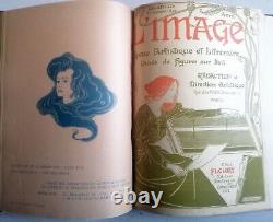 L'IMAGE 1896-1897 Revue Artistique H. Floury Collection complète 12 numeros