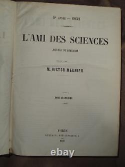 L'ami des sciences Victor Meunier 1858 année complète