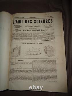 L'ami des sciences Victor Meunier 1858 année complète