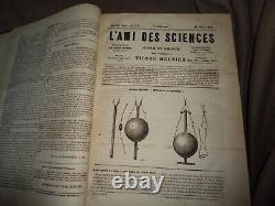 L'ami des sciences Victor Meunier 1858 année complète