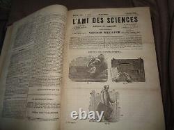 L'ami des sciences Victor Meunier 1858 année complète