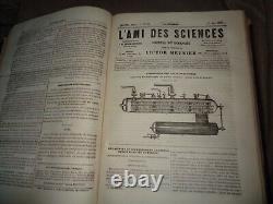 L'ami des sciences Victor Meunier 1858 année complète