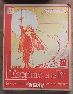 L'escrime Et Le Tir / Revue Illustree Du Monde Des Armes Coll. Quasi-complete