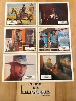 L'homme des Hautes Plaines (Clint Eastwood) Jeu complet de 12 photos TBE