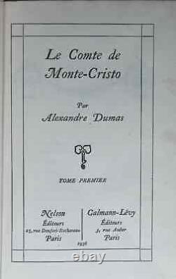 Le Comte de Monte-Cristo Complet en 6 volumes Nelson Alexandre DUMAS
