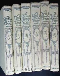 Le Comte de Monte-Cristo Complet en 6 volumes Nelson Alexandre DUMAS