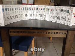 Le Monde de Simenon Georges 2012 collection quasi complète intégrale 29 /30vol