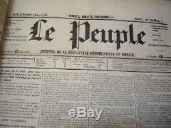 Le Peuple De Proudhon. Du Specimen Septembre 1848 A Juin 1849. Complet. Rare
