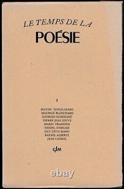 Le temps de la poésie. Collection complète (numéros 1 à 6). GLM, 1948-1952