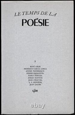 Le temps de la poésie. Collection complète (numéros 1 à 6). GLM, 1948-1952