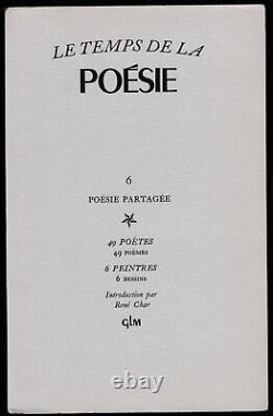 Le temps de la poésie. Collection complète (numéros 1 à 6). GLM, 1948-1952