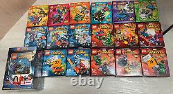 Lego Marvel Super Heros Microfighters Collection Complète des 18 Boîtes Scellees