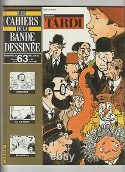 Les Cahiers De La Bande Dessinee / Collection Complete / 1984 1988 / Tbe