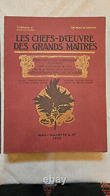 Les Chefs d'oeuvre des grands maîtres Collection complète des 15 livraison