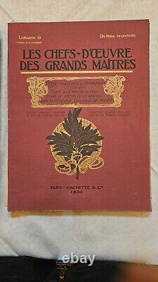 Les Chefs d'oeuvre des grands maîtres Collection complète des 15 livraison