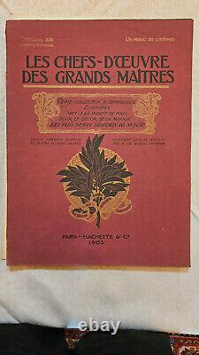 Les Chefs d'oeuvre des grands maîtres Collection complète des 15 livraison