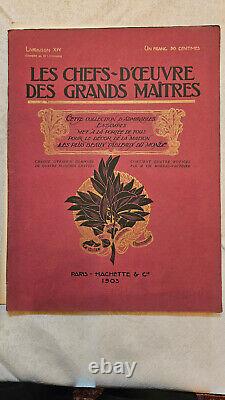 Les Chefs d'oeuvre des grands maîtres Collection complète des 15 livraison