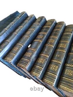 Les Ouvres Complètes de Voltaire 1838 12 Volumes en Reliure Cuir