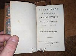 Livre ancien- Rousseau-Supplément à la Collection complète des Oeuvres 9/10-1784