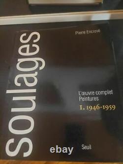 Livre rare SOULAGES de Pierre Encrevé I. 1946-1959 L'Oeuvre Complet Tome 1 SEUIL