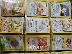 Lot Carte Pokemon Wizards Complet + mew antique pca 10 Set de base fr edition 1