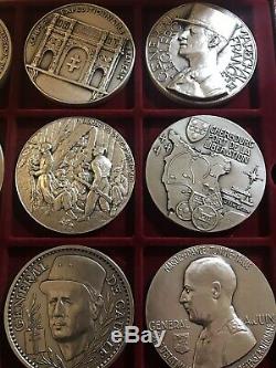 Lot De 24 Medailles Seconde Guerre Mondiale Collection Complète! Rare 1939 1945
