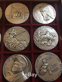 Lot De 24 Medailles Seconde Guerre Mondiale Collection Complète! Rare 1939 1945