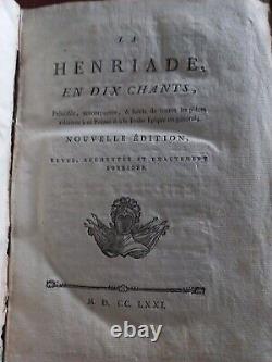 Lot De 3 Anciens Livres Collection Complette Oeuvre VOLTAIRE 1771 à 1773