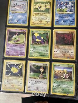 Lot cartes Pokémon set complet rares/co/unco De Néo Génésis
