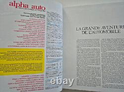 Lot collection complète en 12 volumes encyclopedie de l'automobile ALPHA AUTO