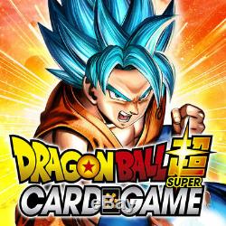 Lot de 130 cartes promo + EX01 et EX02 complet Dragon Ball Super Card Game