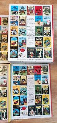 Lot de 24 BD Tintin en BE collection complètes