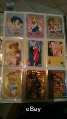 Lot de 96 cartes Carddass Revival Sailor Moon (Collection Complète)