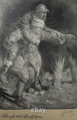 Lucien Jonas Les grandes vertus Françaises album complet de 24 lithographies ww1