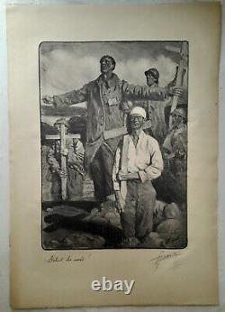 Lucien Jonas Les grandes vertus Françaises album complet de 24 lithographies ww1