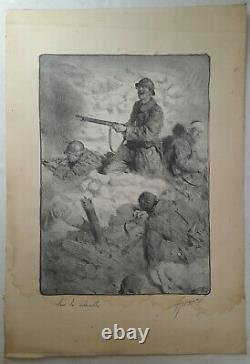 Lucien Jonas Les grandes vertus Françaises album complet de 24 lithographies ww1