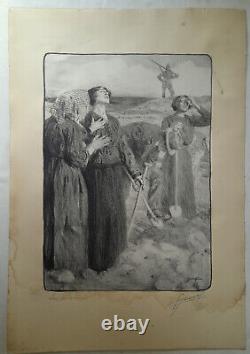 Lucien Jonas Les grandes vertus Françaises album complet de 24 lithographies ww1