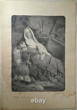 Lucien Jonas Les grandes vertus Françaises album complet de 24 lithographies ww1