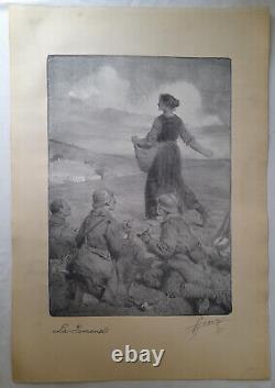 Lucien Jonas Les grandes vertus Françaises album complet de 24 lithographies ww1