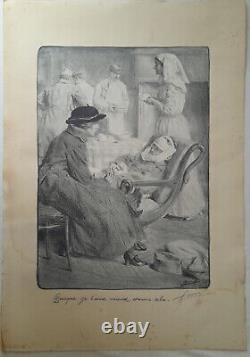 Lucien Jonas Les grandes vertus Françaises album complet de 24 lithographies ww1