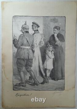Lucien Jonas Les grandes vertus Françaises album complet de 24 lithographies ww1