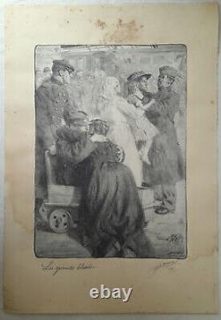 Lucien Jonas Les grandes vertus Françaises album complet de 24 lithographies ww1