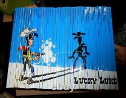 Lucky Luke. L'intégrale. Collection complète de ses 40 tomes. 2013-2014.5 figurines