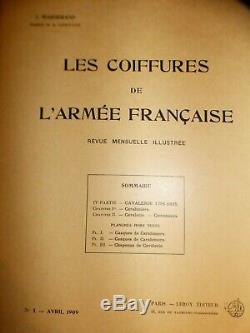 MARGERAND LES COIFFURES DE L'ARMÉE FRANÇAISE 1909 1924 3 vol complet