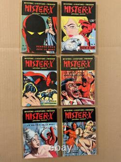 MISTER-X Collection complète des 6 numéros 1965 TBE