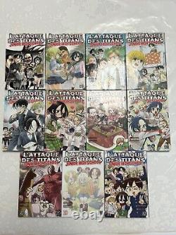 Manga L'Attaque des Titans Junior High School collection complète 11 tomes